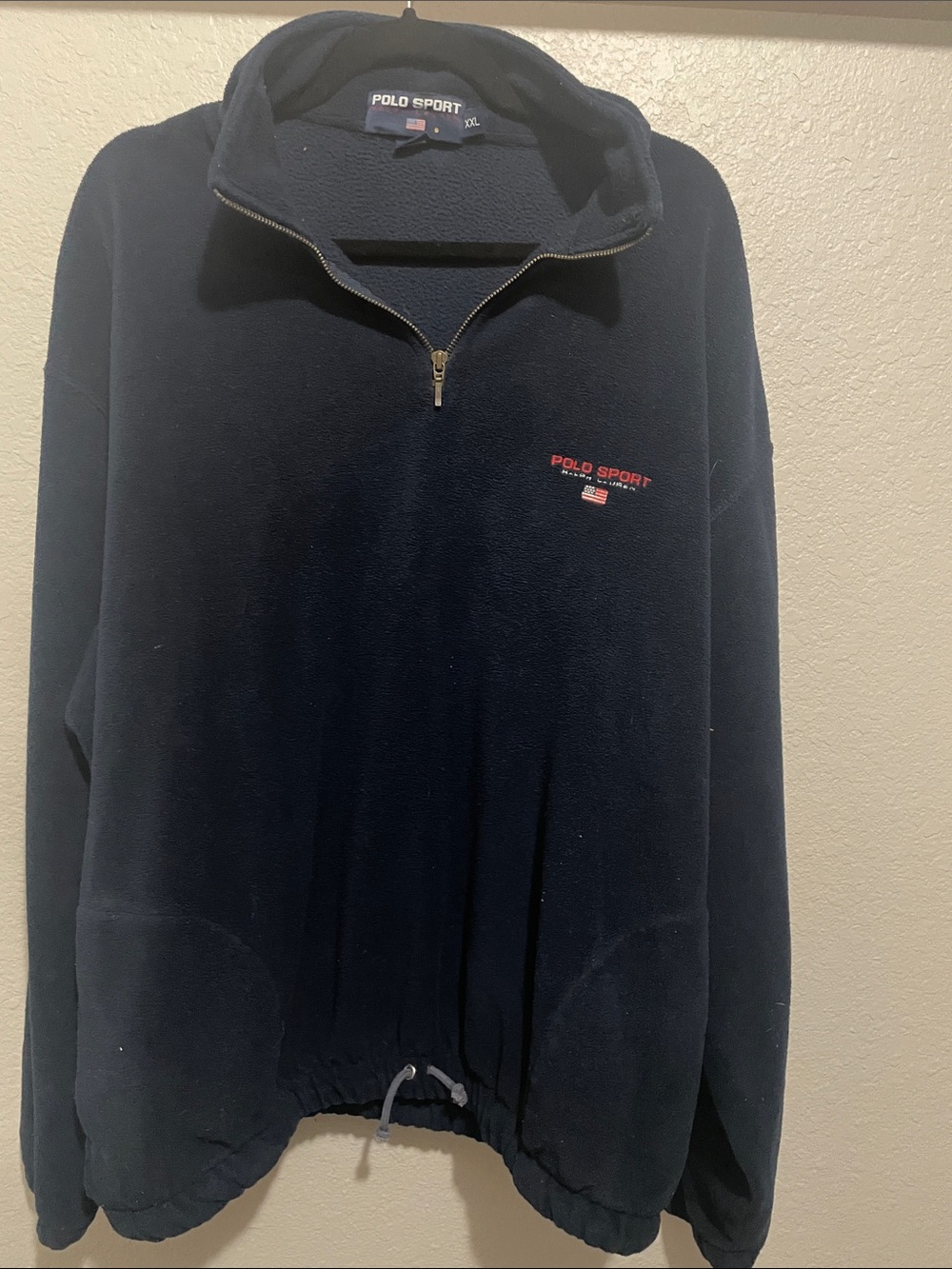 Polo by Ralph Lauren Polo Sport Navy Half-Zip Fleece Pullover